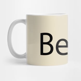 Beast artistic typography design Mug